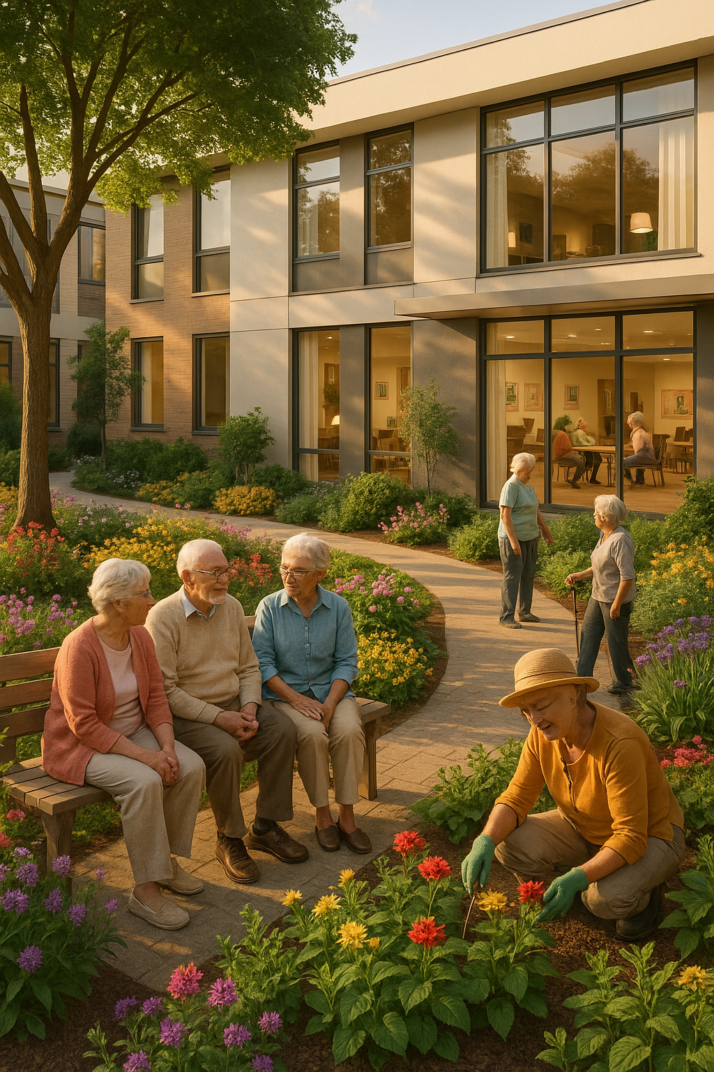seniors enjoying independent living